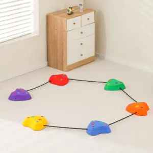 Smail Heart-shaped river stone with Ropes 3