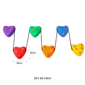 Smail Heart-shaped river stone with Ropes 5