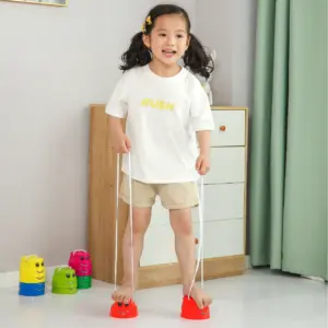 Smiling face stilts 1